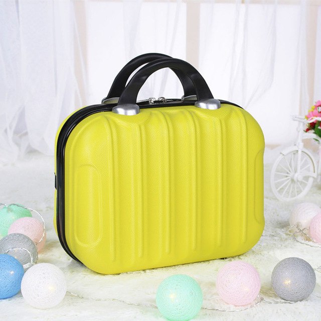 14 inch popular cosmetic case suitcase cute boarding mini suitcase suitcase short travel portable storage box