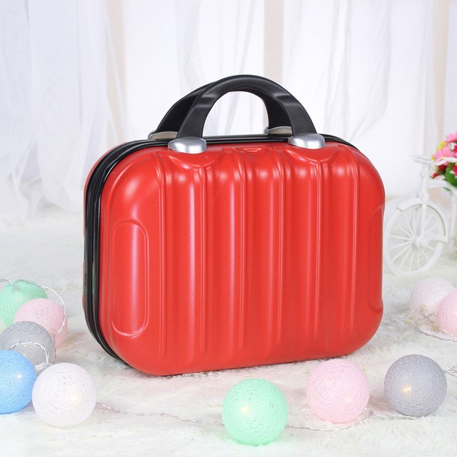 14 inch popular cosmetic case suitcase cute boarding mini suitcase suitcase short travel portable storage box