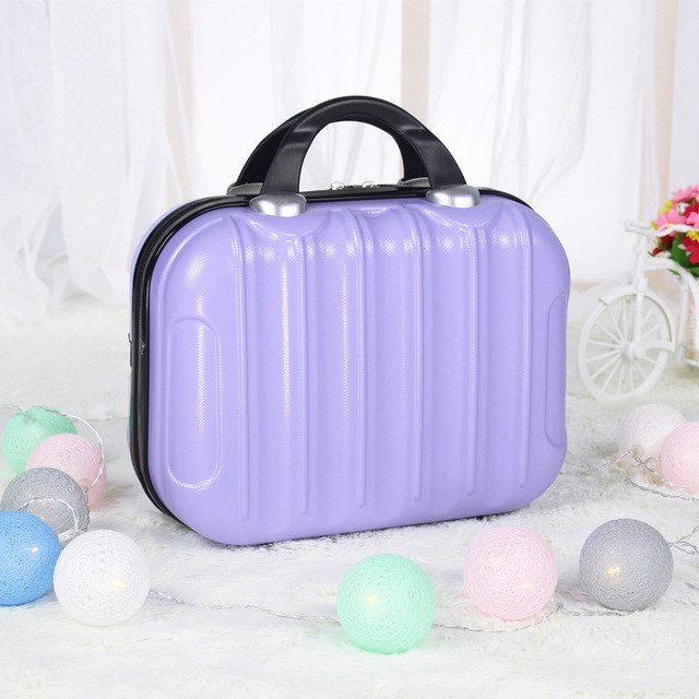 14 inch popular cosmetic case suitcase cute boarding mini suitcase suitcase short travel portable storage box